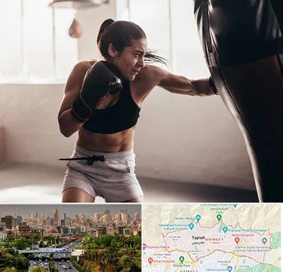 باشگاه بوکس بانوان در منطقه 1 تهران