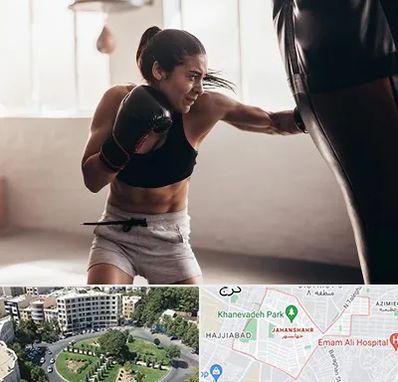 باشگاه بوکس بانوان در جهانشهر کرج