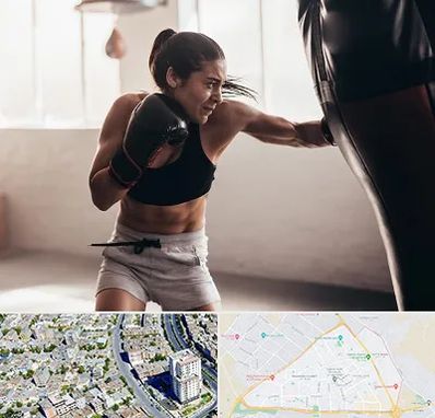 باشگاه بوکس بانوان در قاسم آباد مشهد