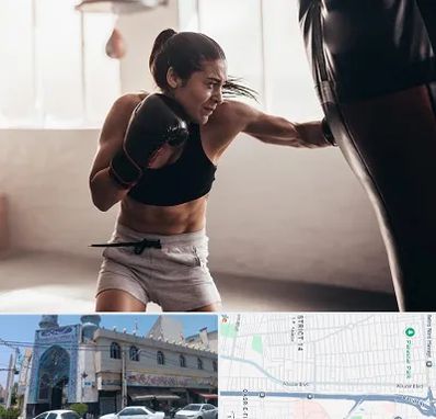 باشگاه بوکس بانوان در بلوار ابوذر