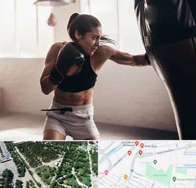 باشگاه بوکس بانوان در سالاریه قم