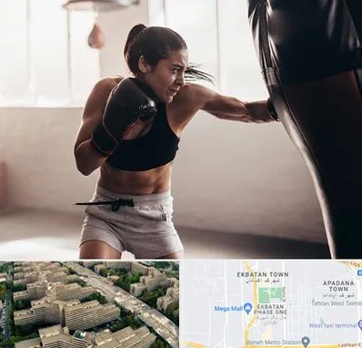 باشگاه بوکس بانوان در اکباتان 