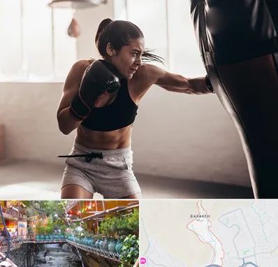 باشگاه بوکس بانوان در درکه