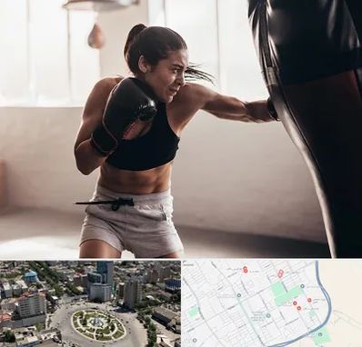 باشگاه بوکس بانوان در زرافشان اسلامشهر