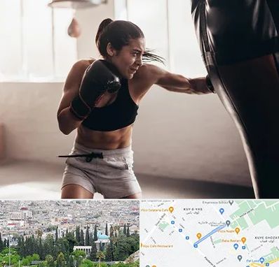 باشگاه بوکس بانوان در محلاتی شیراز