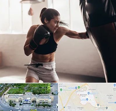 باشگاه بوکس بانوان در نسیم شهر