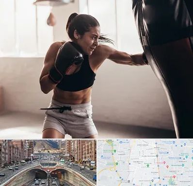 باشگاه بوکس بانوان در منطقه 10 تهران