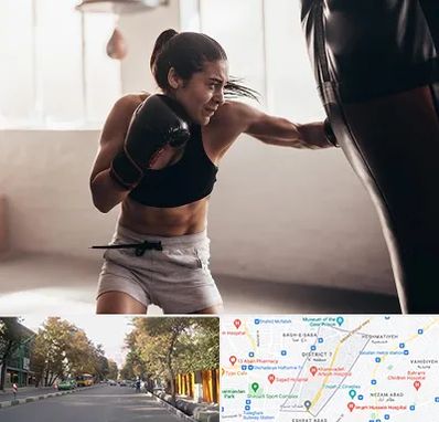 باشگاه بوکس بانوان در شریعتی