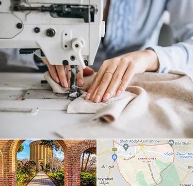 کلاس خیاطی در شهر ری