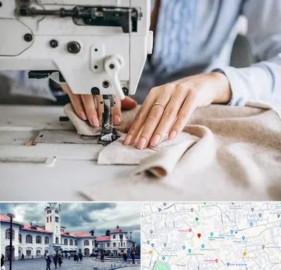 کلاس خیاطی در میدان شهرداری رشت