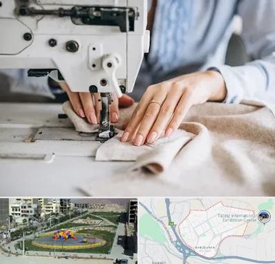 کلاس خیاطی در مرزداران تبریز