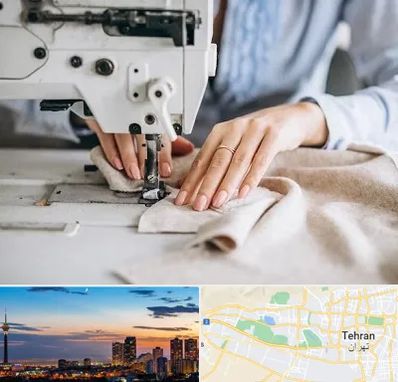 کلاس خیاطی در غرب تهران 