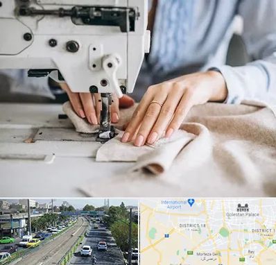 کلاس خیاطی در جنوب تهران