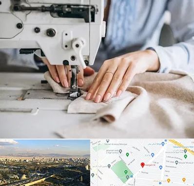 کلاس خیاطی در هنگام