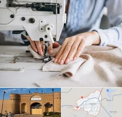 کلاس خیاطی در ایرانشهر