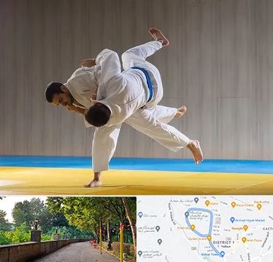 باشگاه جودو در فلکه گاز رشت