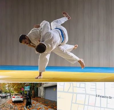 باشگاه جودو در خیابان فلسطین