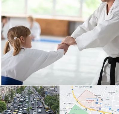 باشگاه جودو بانوان در گلشهر کرج