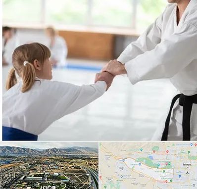 باشگاه جودو بانوان در منطقه 21 تهران