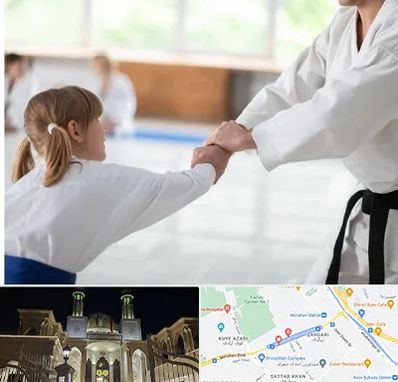 باشگاه جودو بانوان در زرگری شیراز