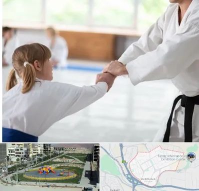 باشگاه جودو بانوان در مرزداران تبریز