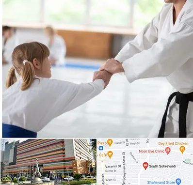 باشگاه جودو بانوان در سهروردی