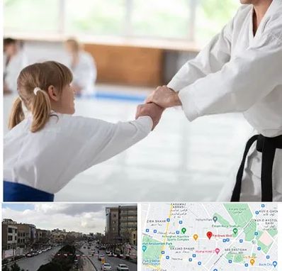 باشگاه جودو بانوان در بلوار فردوسی مشهد