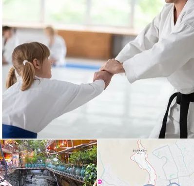 باشگاه جودو بانوان در درکه