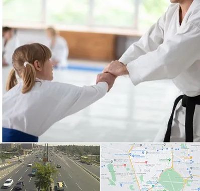 باشگاه جودو بانوان در منطقه 17 تهران