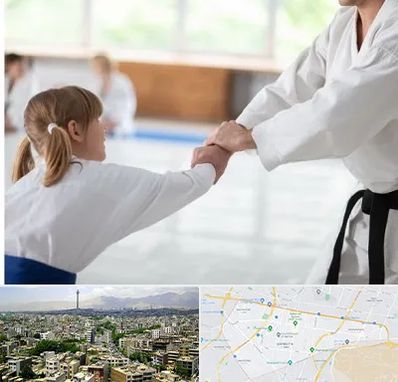 باشگاه جودو بانوان در منطقه 8 تهران