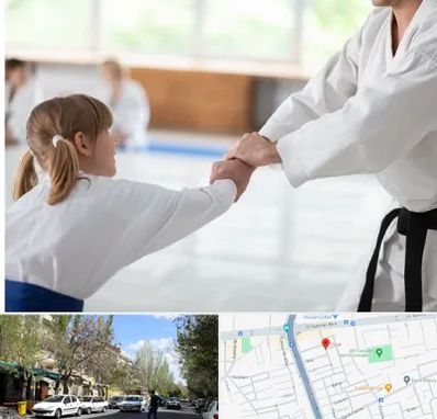 باشگاه جودو بانوان در کوی فیروز تبریز