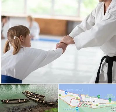 باشگاه جودو بانوان در بندر انزلی