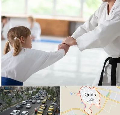 باشگاه جودو بانوان در شهر قدس