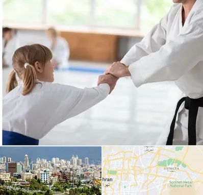 باشگاه جودو بانوان در شرق تهران 