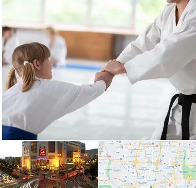 باشگاه جودو بانوان در جنت آباد تهران 