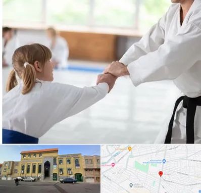 باشگاه جودو بانوان در زنبیل آباد قم