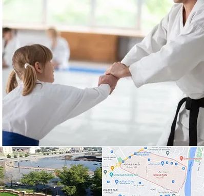 باشگاه جودو بانوان در گلستان اهواز