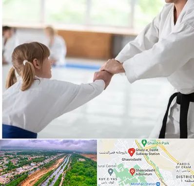 باشگاه جودو بانوان در قصرالدشت شیراز