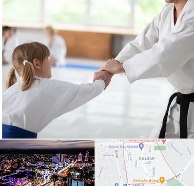 باشگاه جودو بانوان در گلسار رشت