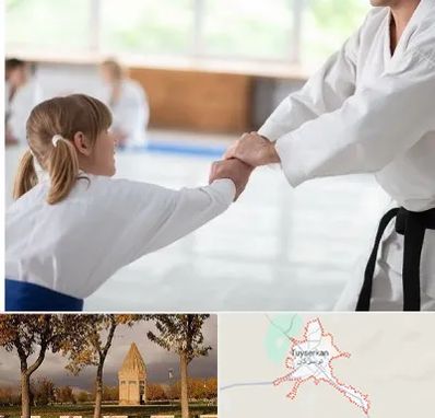 باشگاه جودو بانوان در تویسرکان