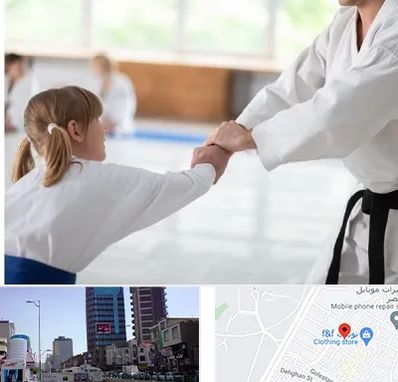 باشگاه جودو بانوان در چهارراه طالقانی کرج