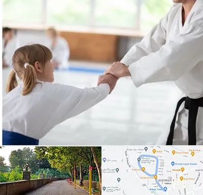 باشگاه جودو بانوان در فلکه گاز رشت