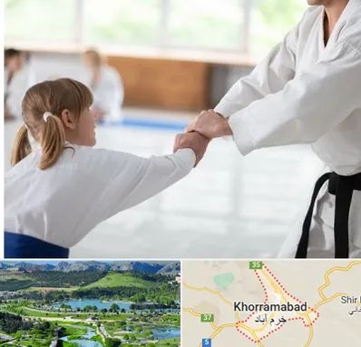 باشگاه جودو بانوان در خرم آباد