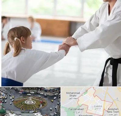 باشگاه جودو بانوان در فردیس کرج