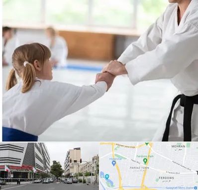 باشگاه جودو بانوان در بلوار فردوس 