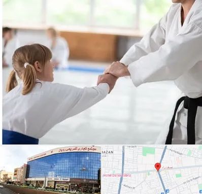 باشگاه جودو بانوان در نصف راه تبریز