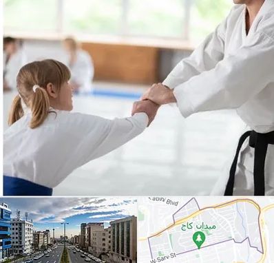 باشگاه جودو بانوان در سعادت آباد 