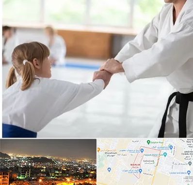 باشگاه جودو بانوان در مارلیک کرج