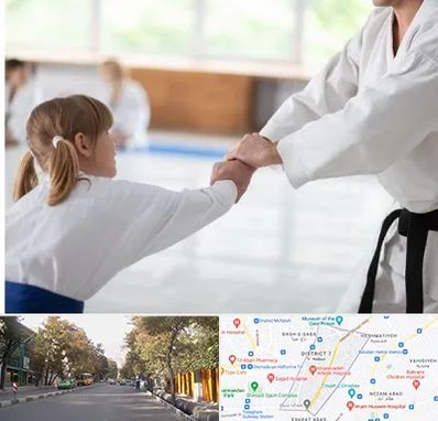 باشگاه جودو بانوان در شریعتی