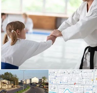 باشگاه جودو بانوان در ضیابری رشت